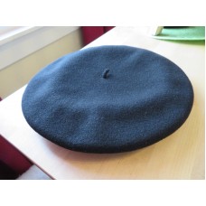 Hoquy French Wool &apos;Beret De Luxe&apos; Made in France Unisex Black Size 6 NICE  eb-26597752